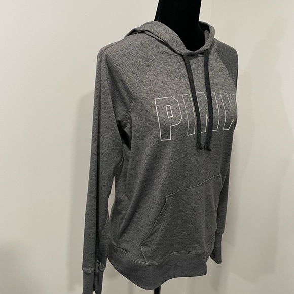 VS PINK Charcoal Performance Hoodie - Picture 5 of 9